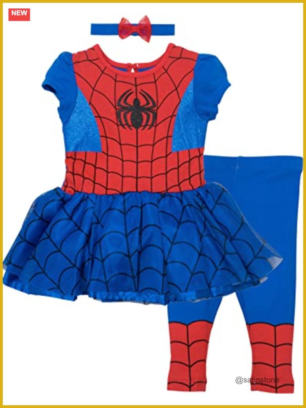Girls Cosplay Tutu Dress and Leggings Set with Headband